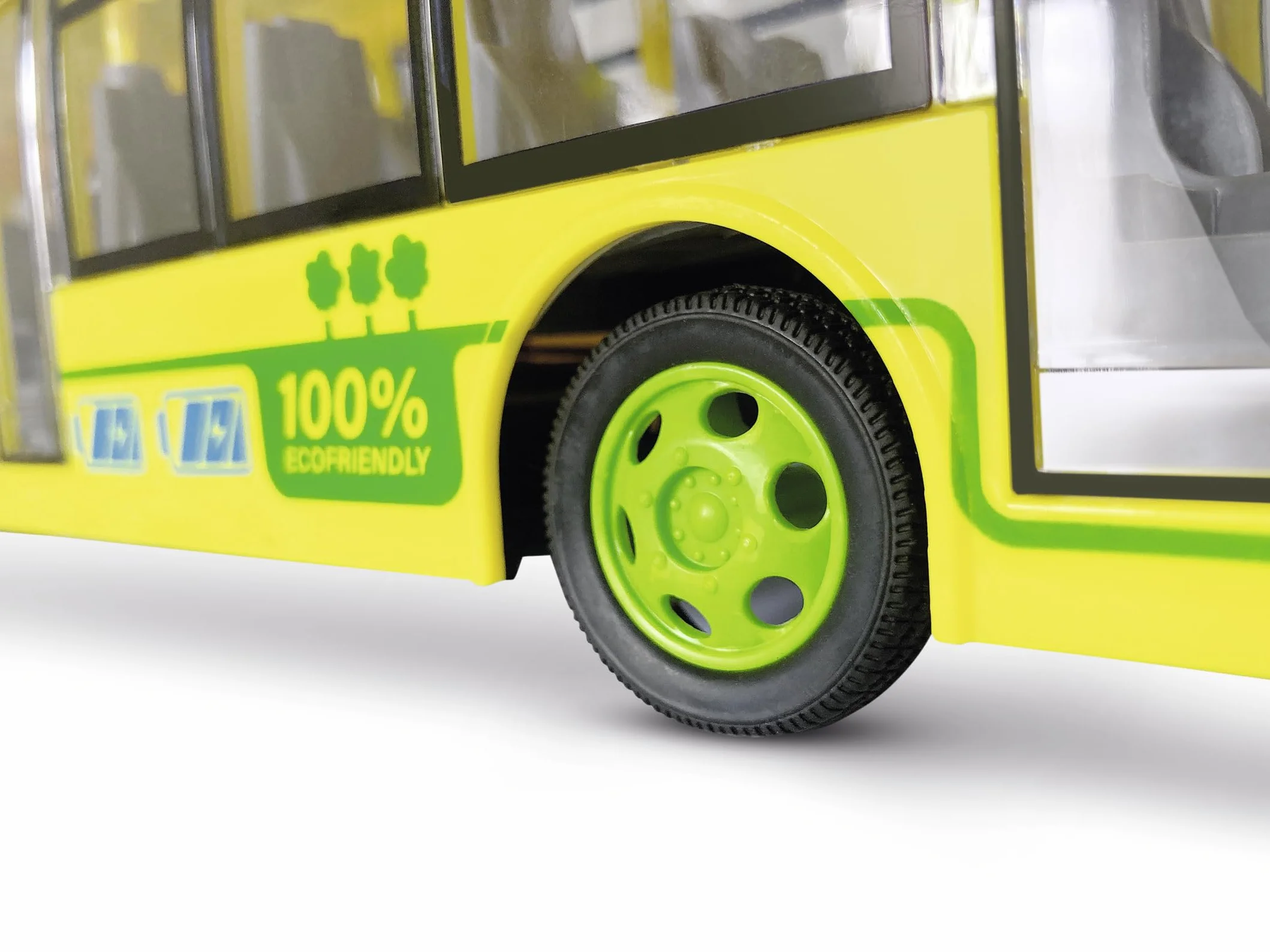 Carson 500404282 Electric City Bus 2.4GHz 100% RTR - 100% pronto alla guida, autobus giocattolo, auto giocattolo, auto telecomandata, per bambini a partire da 8 anni, tempo di guida circa 60 min