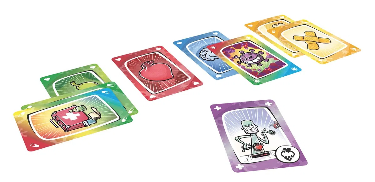 Game Factory Virus! Kartenspiel für 2 bis 6 Spieler, ab 8 Jahren