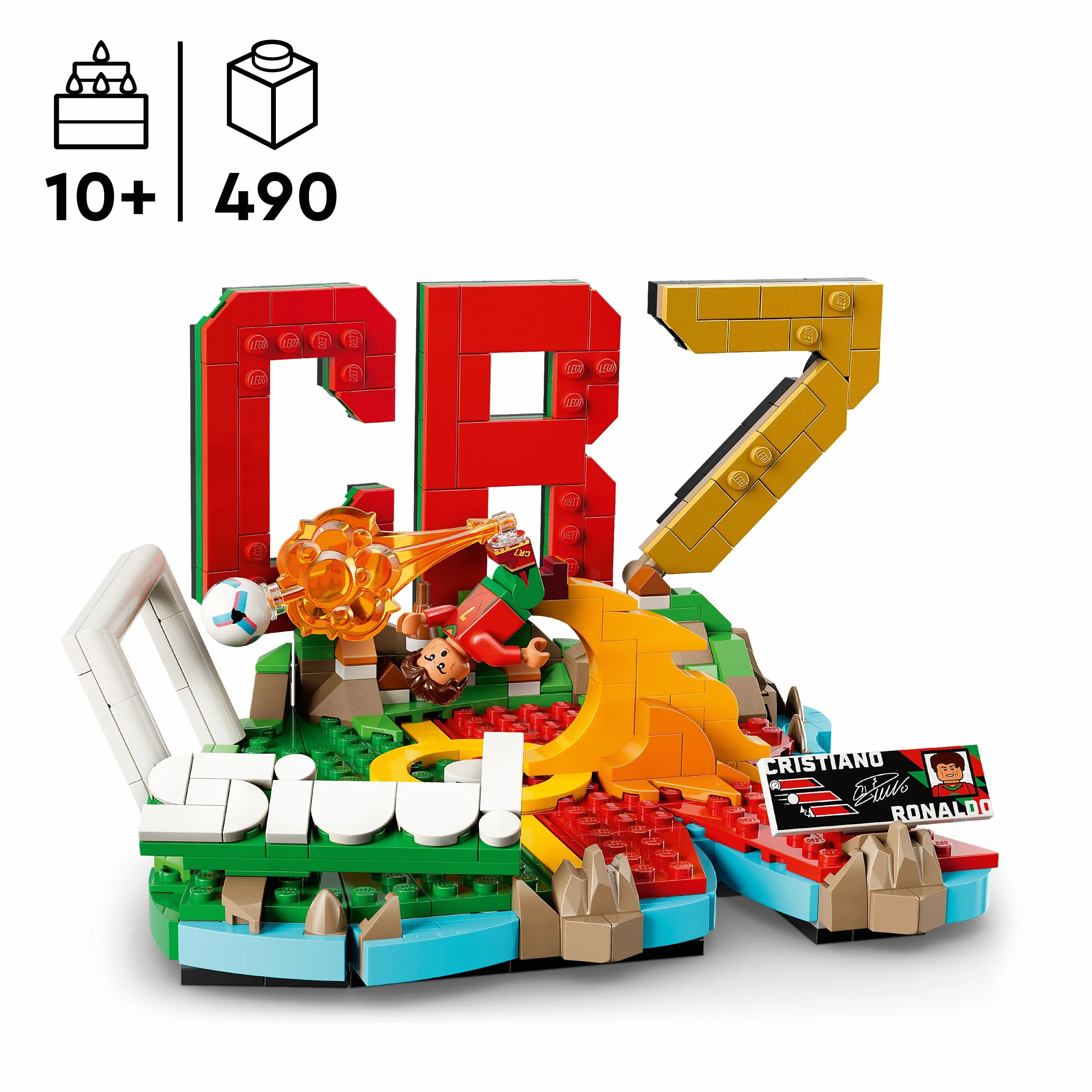 LEGO Cristiano Ronaldo Minifigure 3D Model 43012
