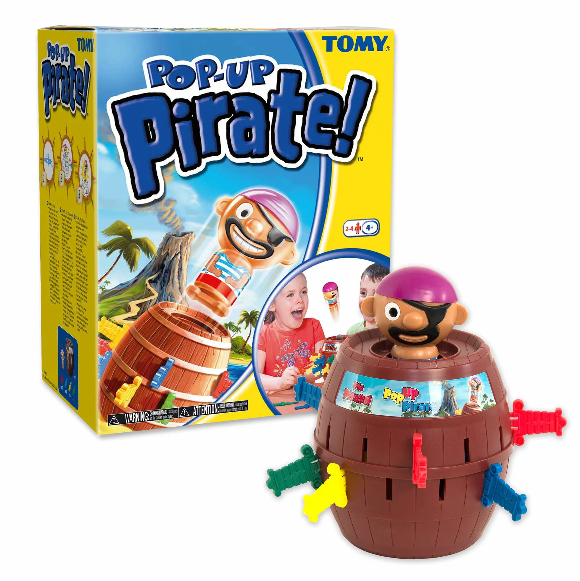 Tomy - Pop Up Pirate Bambini Gioco Di Abilità Fino-Motorie, T7028A1