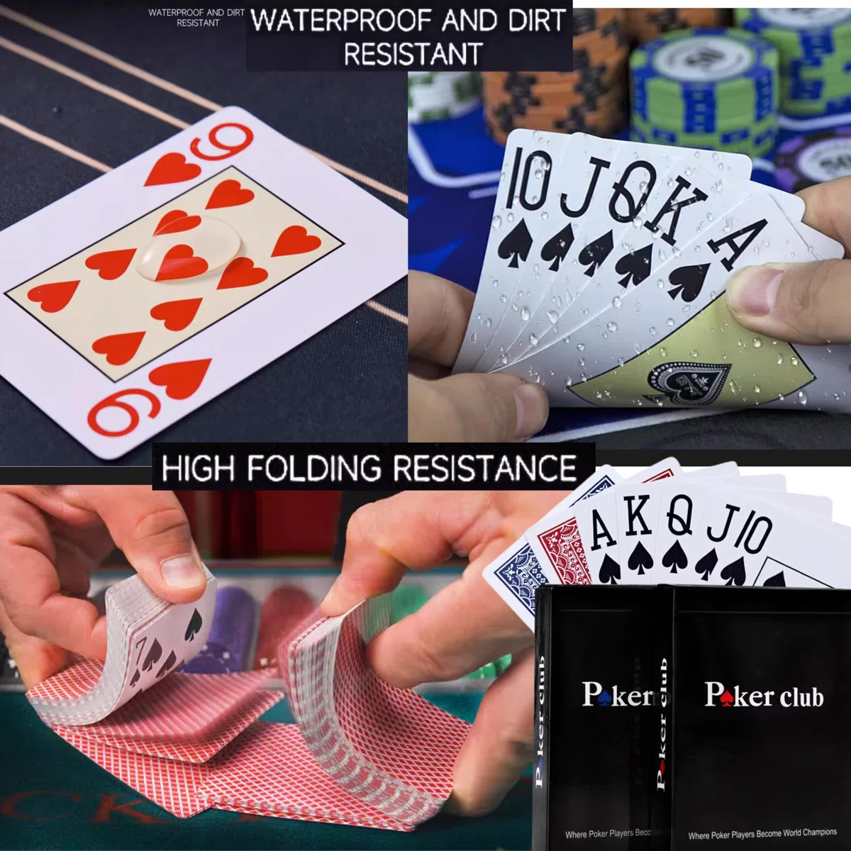 Set da Poker per Gioco di Poker. Mazzo di Carte Resistente e Valigetta Poker. Diventa il Maestro del Caso con questo Set Poker di Lusso. Eleganza in Ogni Carta e Dominio in Ogni Scommessa.