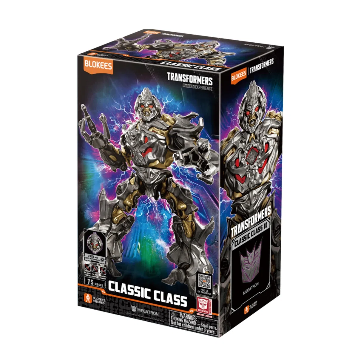 BLOKEES Transformers - Classic Class 10: Model Kit 75 Pezzi Megatron