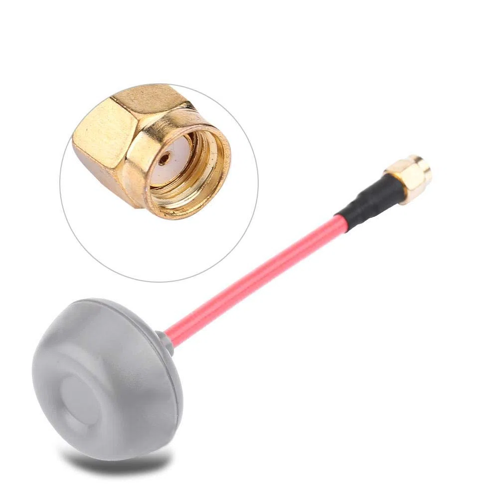 Antenna TX/RX, 2 Tipi Antenna RHCP a Forma di Fungo TX/RX per RC Drone(RP-SMA Male) Accessori per aeromodelli