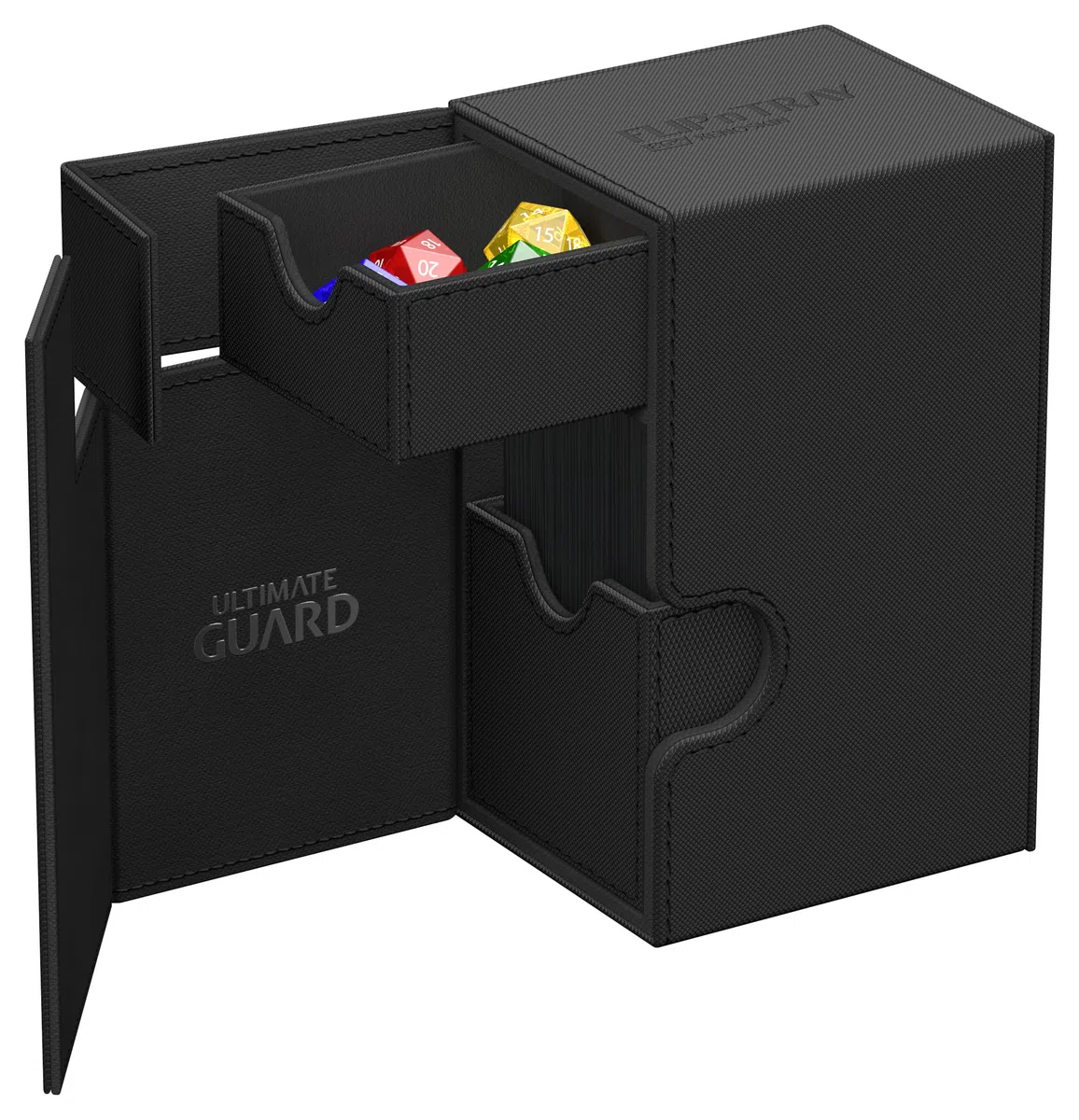 Ultimate Guard Flip`n`Tray 80+ XenoSkin Monocolor Nero