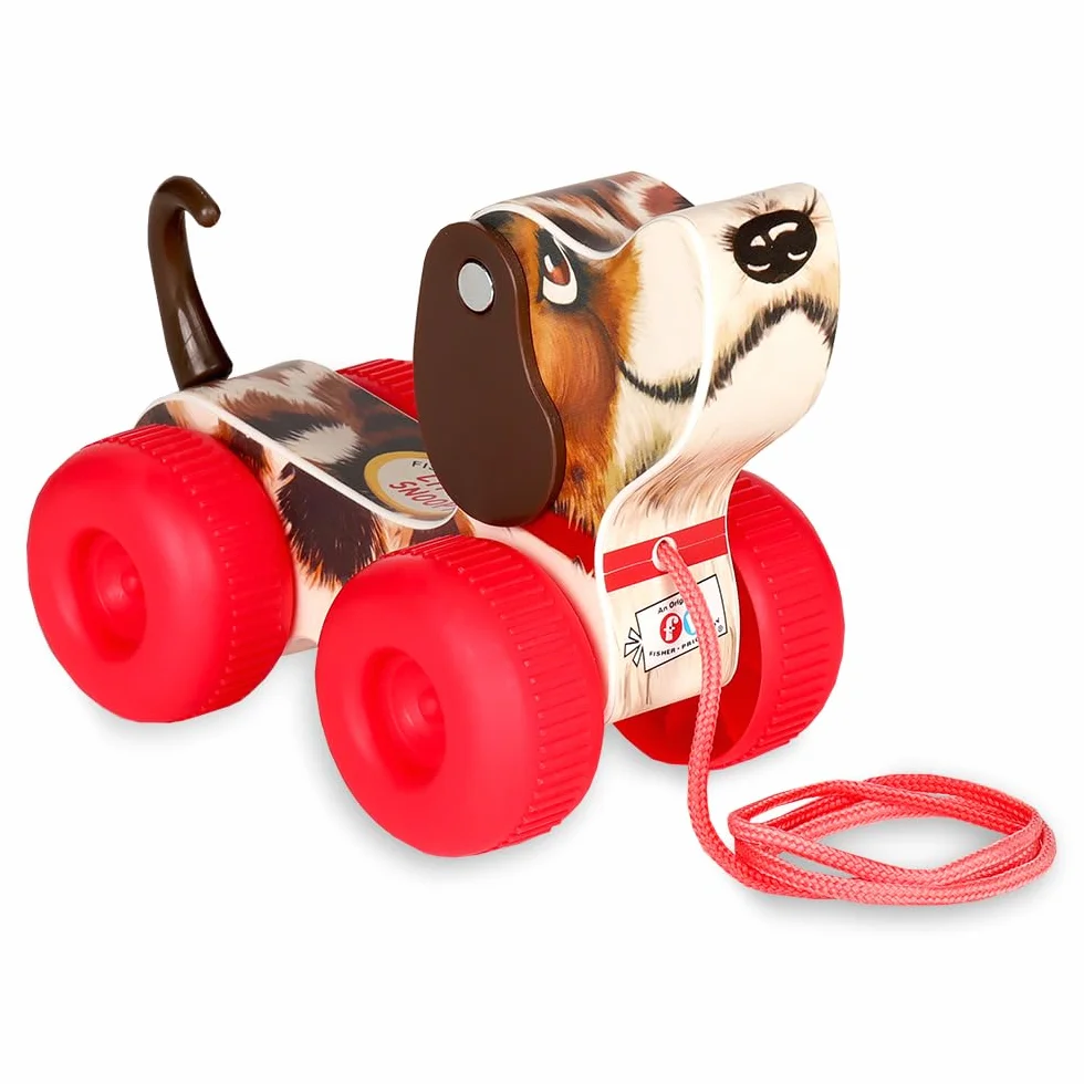 Fisher Price Classici 1650 Little Snoopy Cane Giocattolo da trainare con funzioni interattive, Cane Giocattolo per Bambini, Giocattoli Fisher Price, Animale Giocattolo, Regalo Partire da 1 Anno