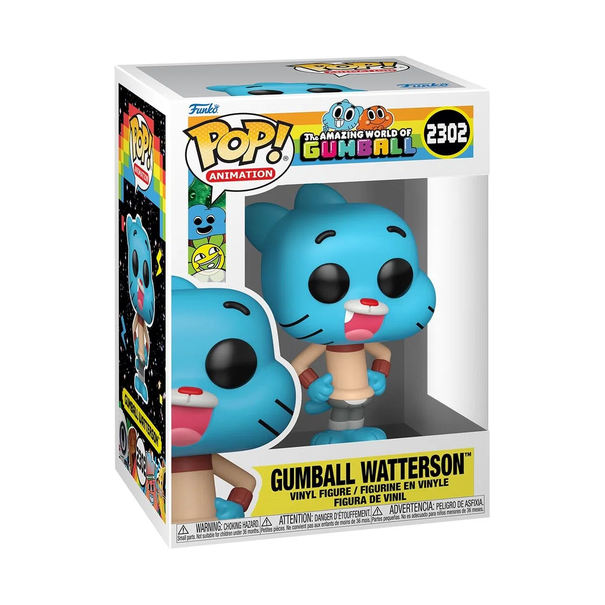 Funko Pop! Animation: The Amazing World Of Gumball Watterson - Gumball Watterson​- Figura in Vinile da Collezione - Idea Regalo - Merchandising Ufficiale - Giocattoli per Bambini e Adulti
