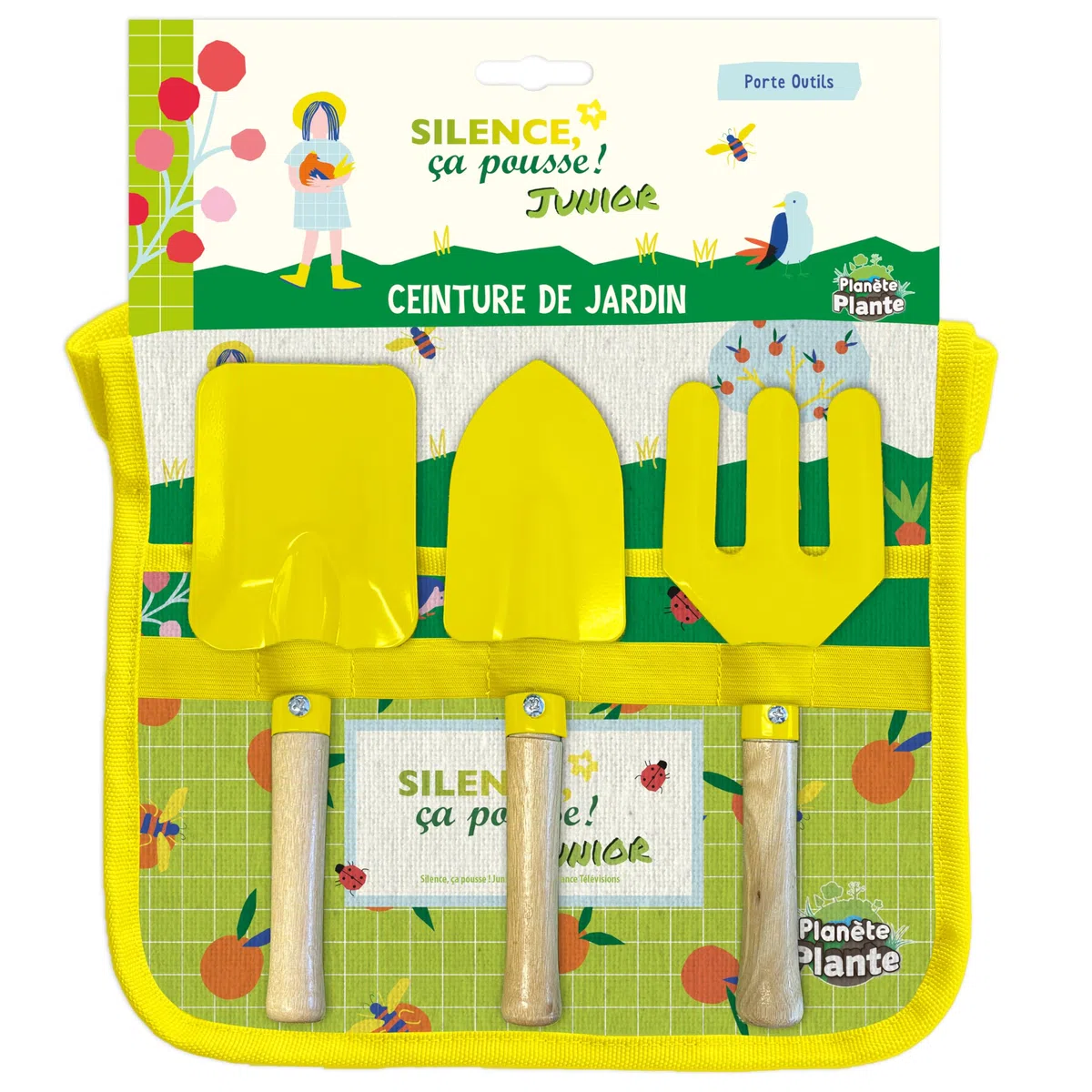 Cintura da Giardinaggio Porta Attrezzi - Silence Ça Pousse - 170528SP - Metallo - Giardino - Natura - Pianta - Fiori - Attrezzatura - Gioco per Bambini - A Partire dai 3 Anni