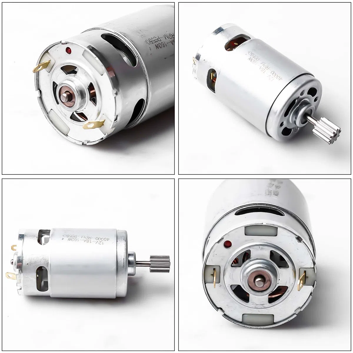 Leikurvo 2 motori elettrici, 12 V, 18 A, 160 W, 40000 giri/min, RS550, motore elettrico per auto per bambini, ricambio per auto elettrica per bambini