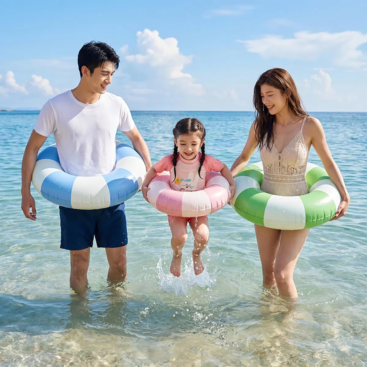 ZVD Giocattoli gonfiabili per piscina per adulti e bambini, Per Spiaggia e Piscina, gommoni gonfiabili per feste in piscina, spiaggia e Adulti e bambini, Pompa in omaggio