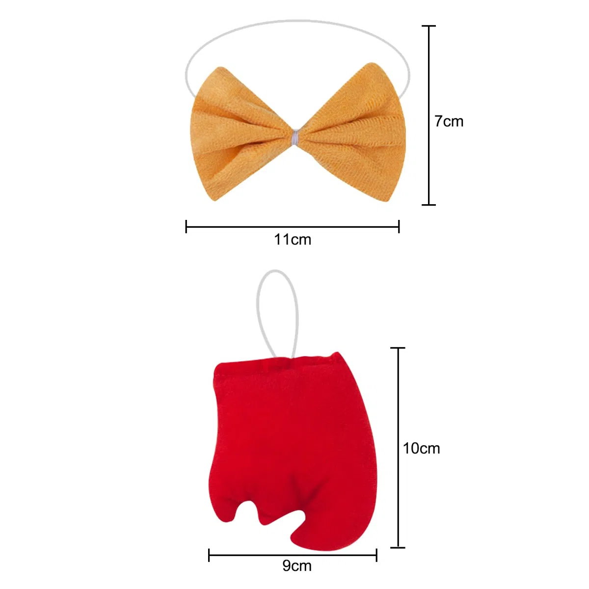 Set di 3 cerchietti per capelli da pollo, con coda di papillon, per Halloween, Pasqua, feste, feste di compleanno, cosplay