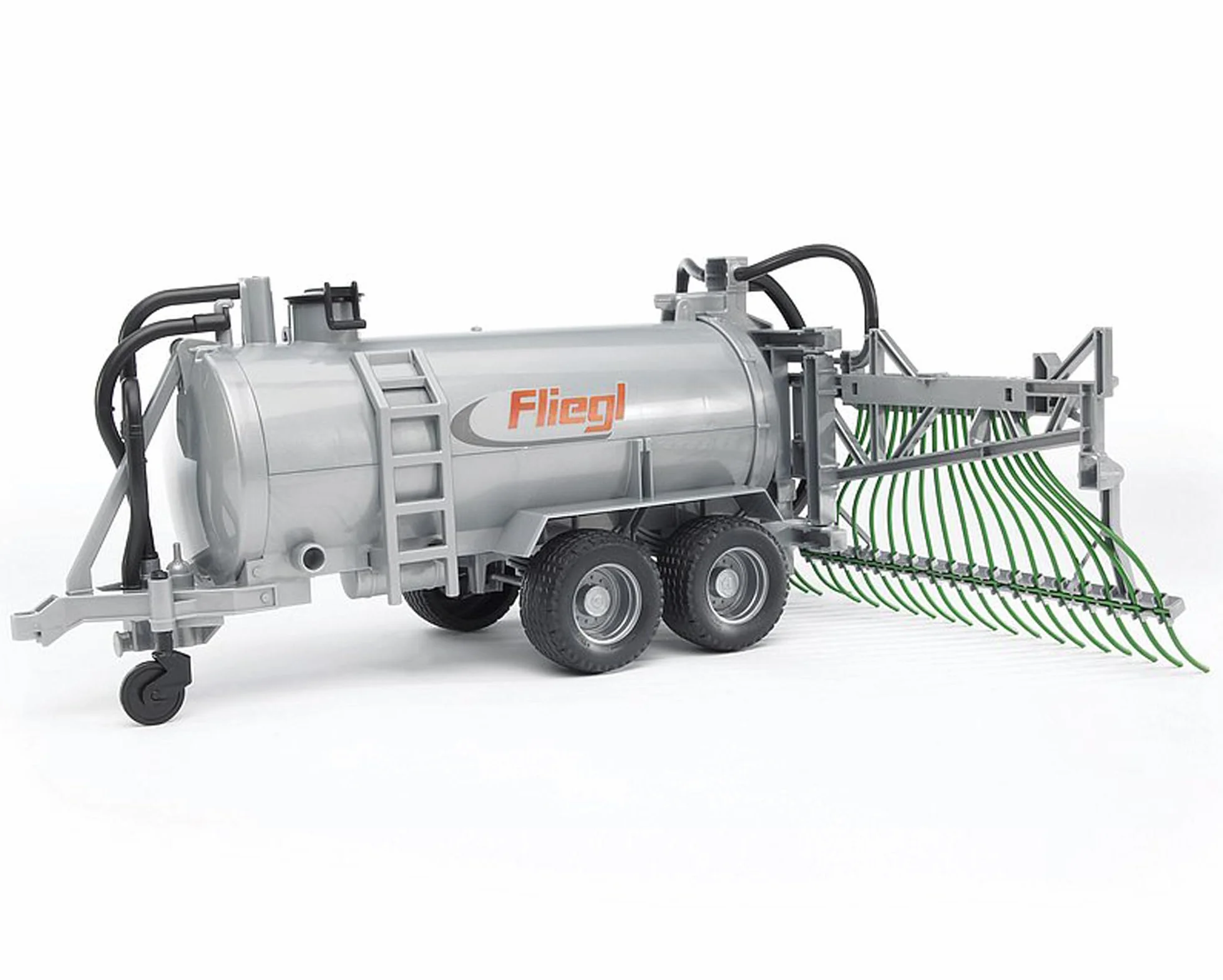 bruder 02020 - Rimorchio a botte Fliegl con distributore di tubi di trascinamento - 1:16 cisterna per liquami, cisterna per liquami, botte odel, botte per acqua, fattoria, agricoltura, rimorchio, accessori per trattori