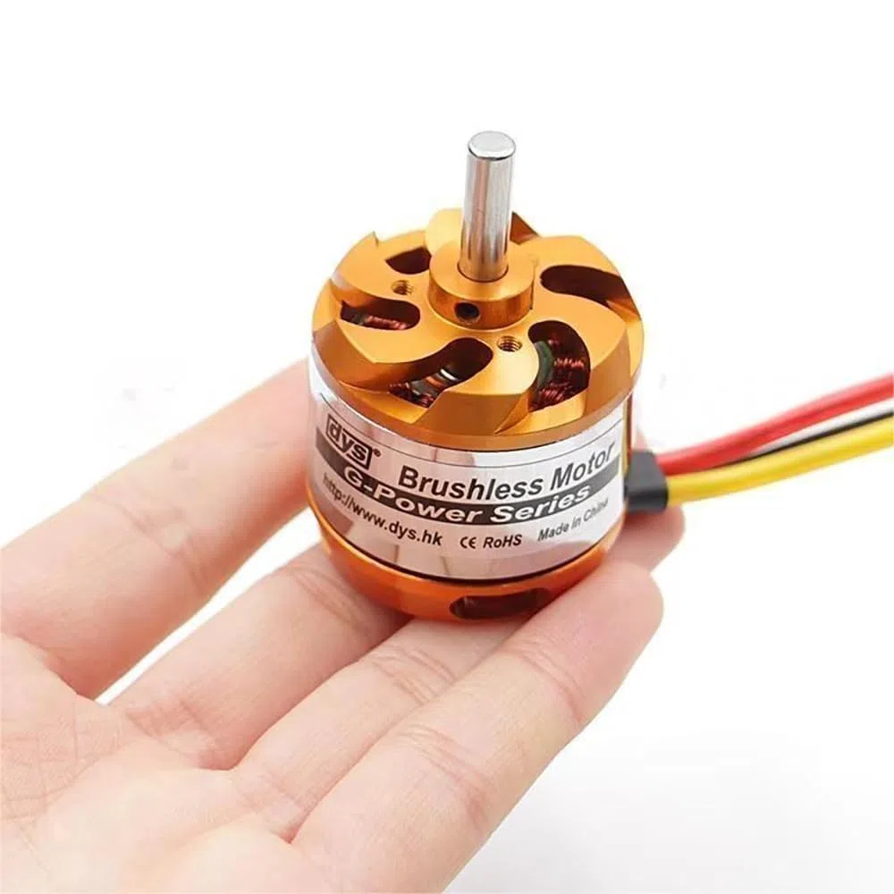 1 PZ DYS D3536 3536 750/910/1000/1250/1450KV 2-4S Lipo Brushless Motore FPV 5.0mm Albero 102g 35x36mm Multicopters RC Plane (D3536 1250KV)
