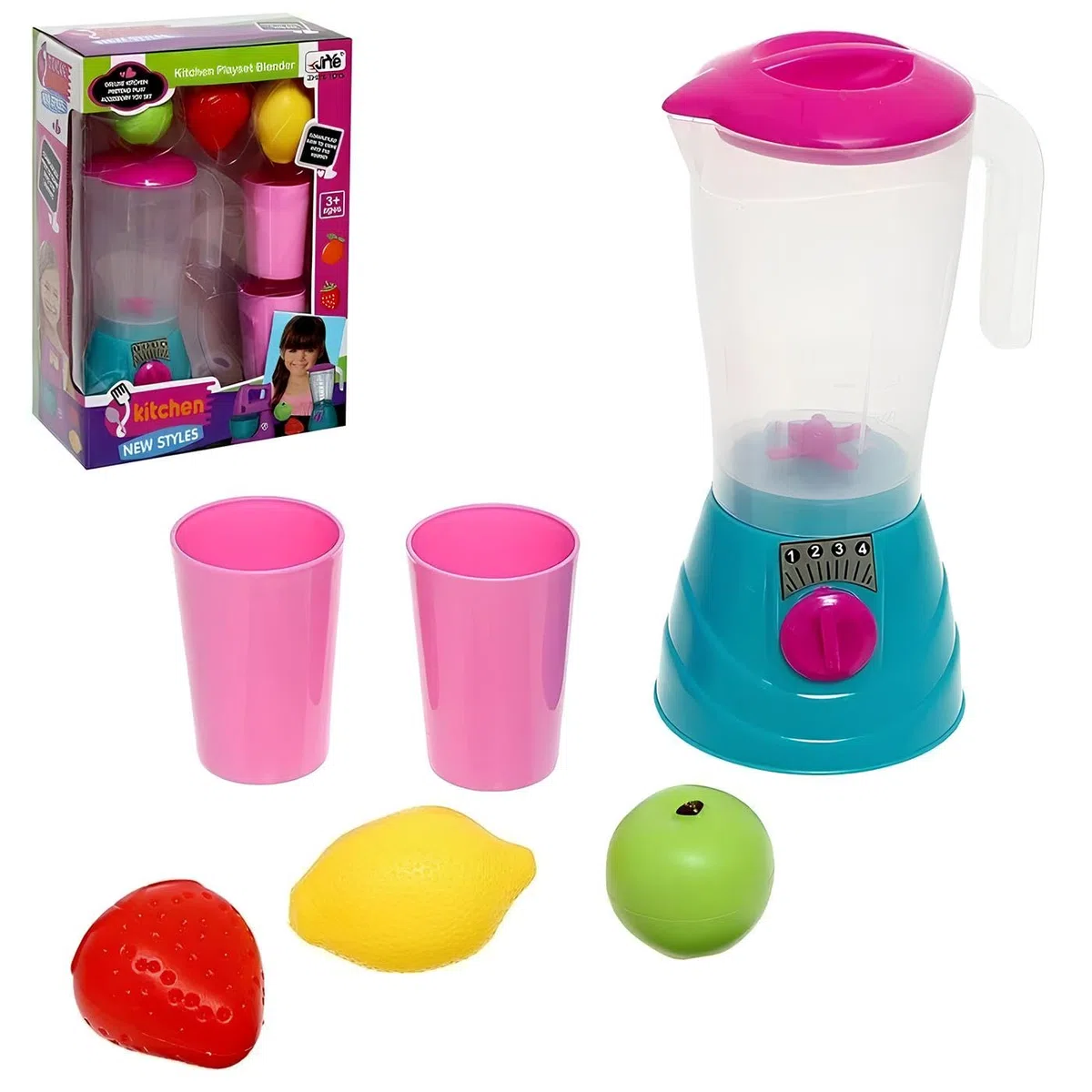 Frullatore Giocattolo per Bambini conAccessori Cucina Elettrodomestici Giocattolo Sbattitore Planetaria Impastatrice Giocattolo per Bambini Elettrodomestici Giocattolo Mixer Set Accessori Cucina (a)