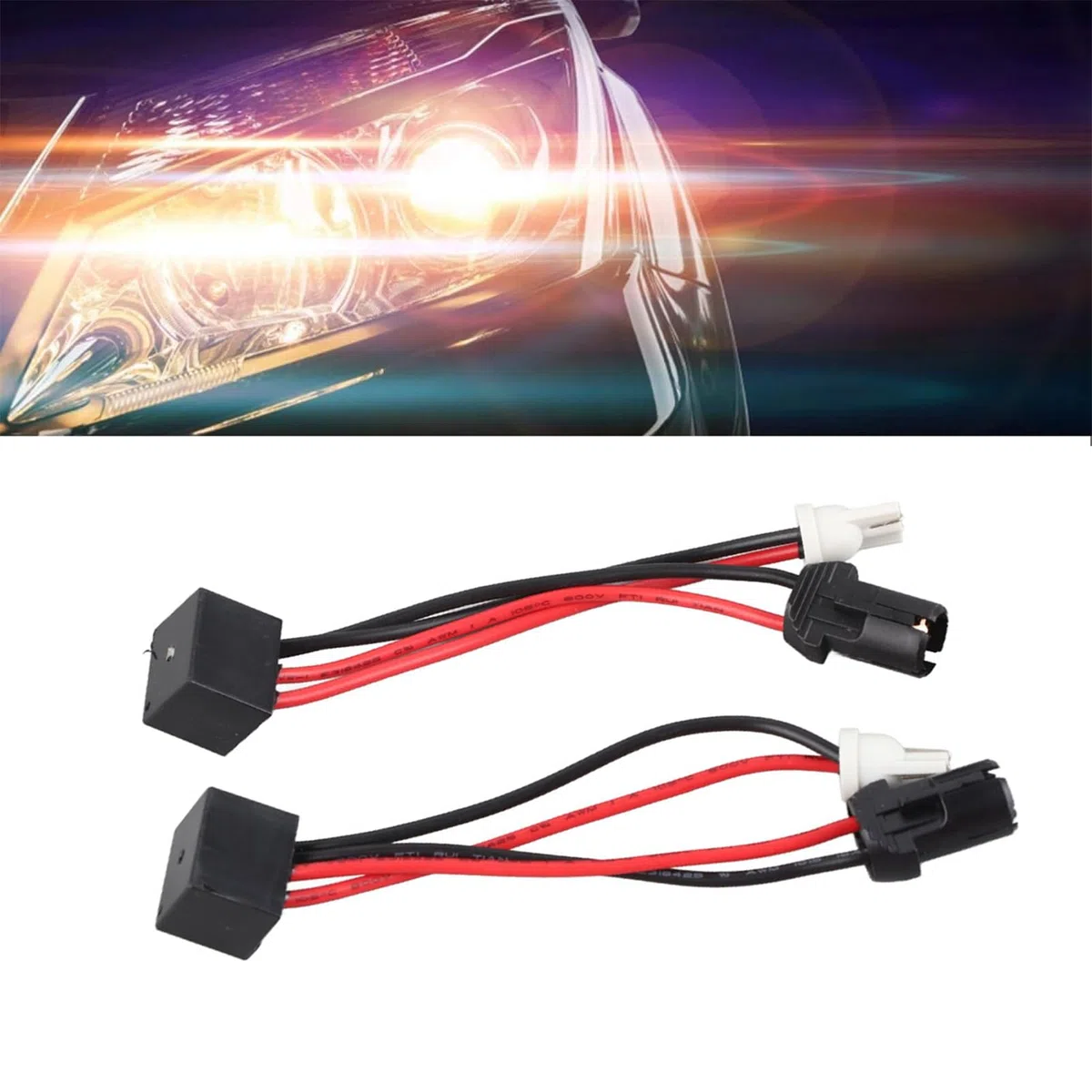 Yctze 2pcs T10 LED Canbus dispositivo di decodifica del faro Resistenze anti-sfarfallio Cancellatore di errori resistenze frecce led,resistenze per frecce led U8o922