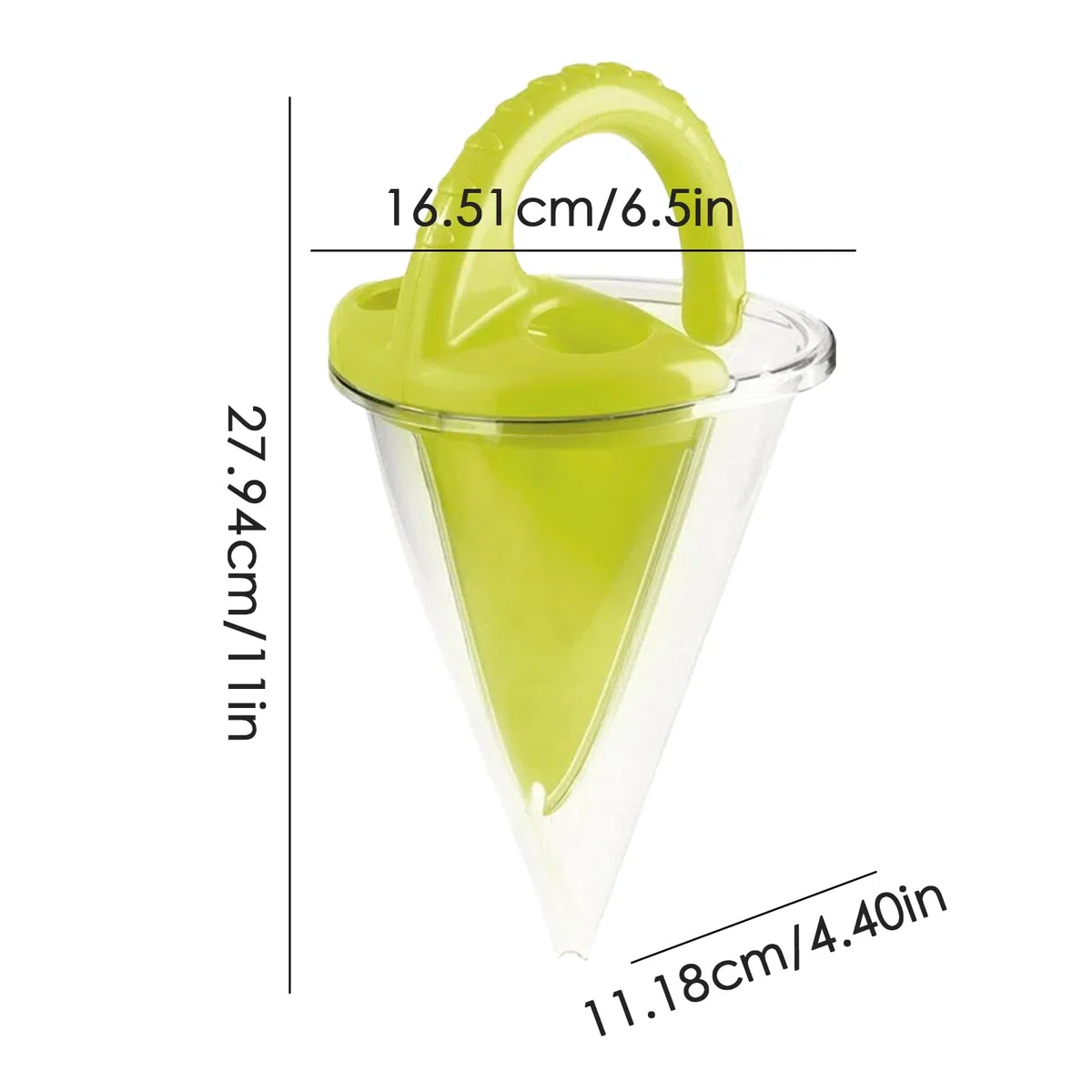 Spilling Funnel Sand, Kids Sands Castle Building, Water and Sand Mixing Tool fBeach Play, Colorful Outdoor Sandbox Toy for Creative Kid Aged 4-8, Summer Travel Vacation Sculpting