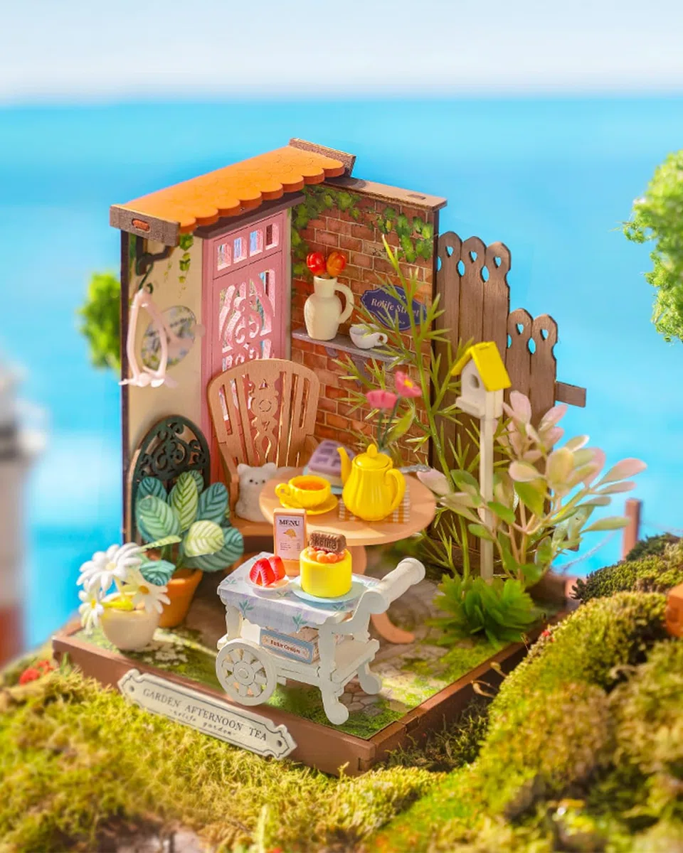 Rolife DIY Miniature House Modellismo Casa in Miniatura da Costruire Modellismo da Costruire Adulti 3D Puzzle Legno Diorama Kit Fai Da Te Regali Bricolage Adulti Insegnante Bimba Femmina