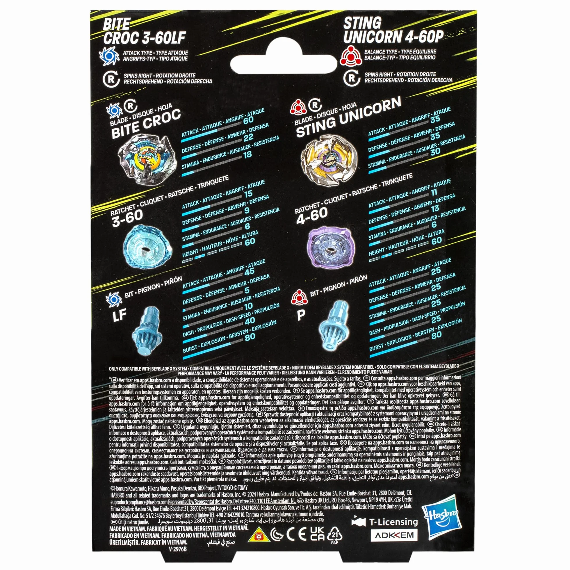 BEYBLADE BBX BITE CROC STING UNI