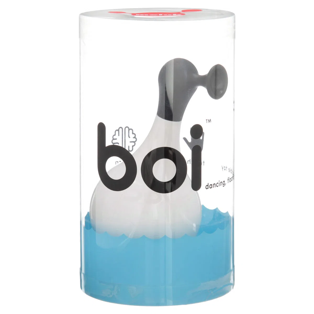 MOLUK 43280 Boi Standing Up Man Innovative Motor Skills Bath Educational Toy for Children from 3 Years Black White