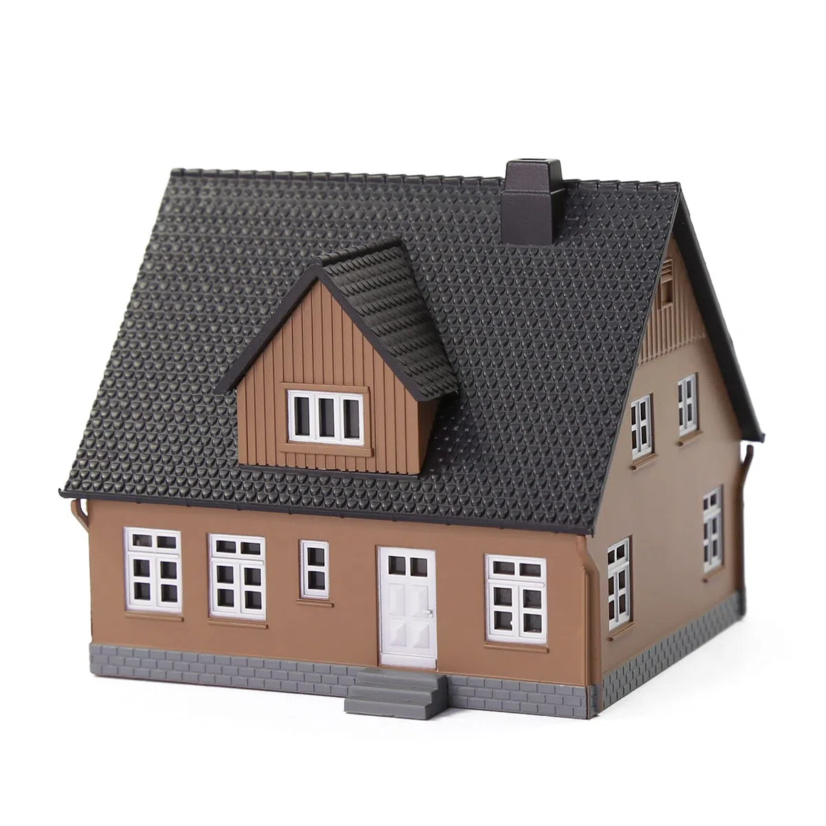 Evemodel 1 pezzo 1:160 Traccia N Case, set di modellismo per casa indipendente, gazebo Break accessorio per la decorazione del modellino ferroviario (nero)