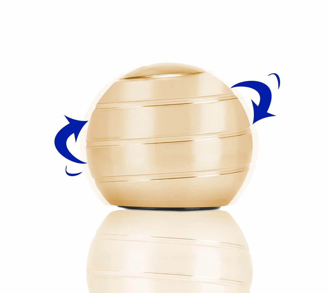 Giroscopio Cinetico a Sfera da Spinner in Metallo per Ufficio Giocattolo con Illusione Ottica per Allevia Lo Stress ispira la creatività interiore（d'oro） (d'oro)
