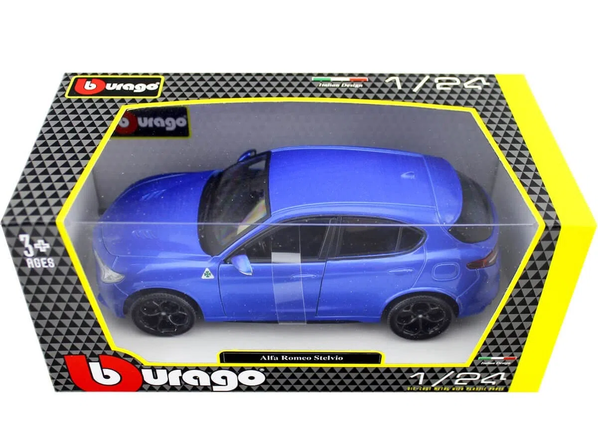 Bburago B18-21086 Alfa Romeo Stelvio in Scala 1:24, Rosso