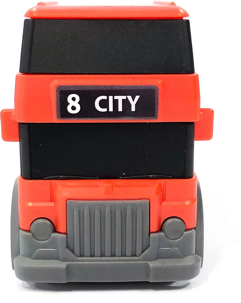 Dickie - City Heroes Bus Cm 15, 203302032, + 3 Anni, con Luci e Suoni