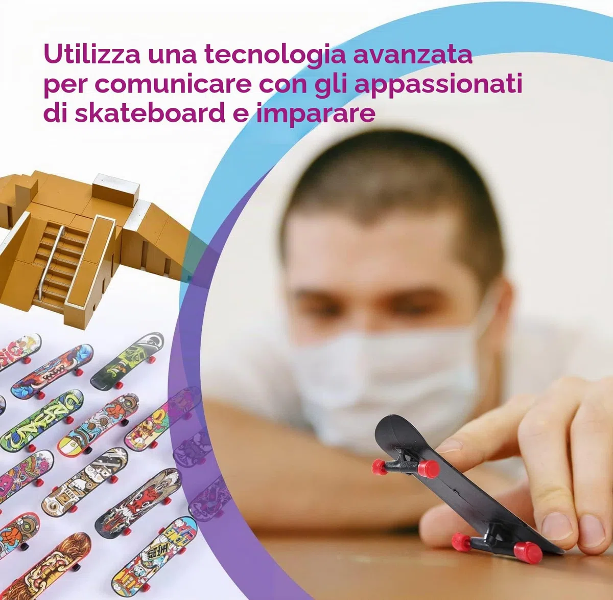 Skateboard Finger, 20 Pezzi Mini Skate Board Professionale Skate per Dita Mini Dito da Skateboard per Bambini Compleanno, Regali di Natale, Premi per Lezioni Scolastiche (Colore Casuale)