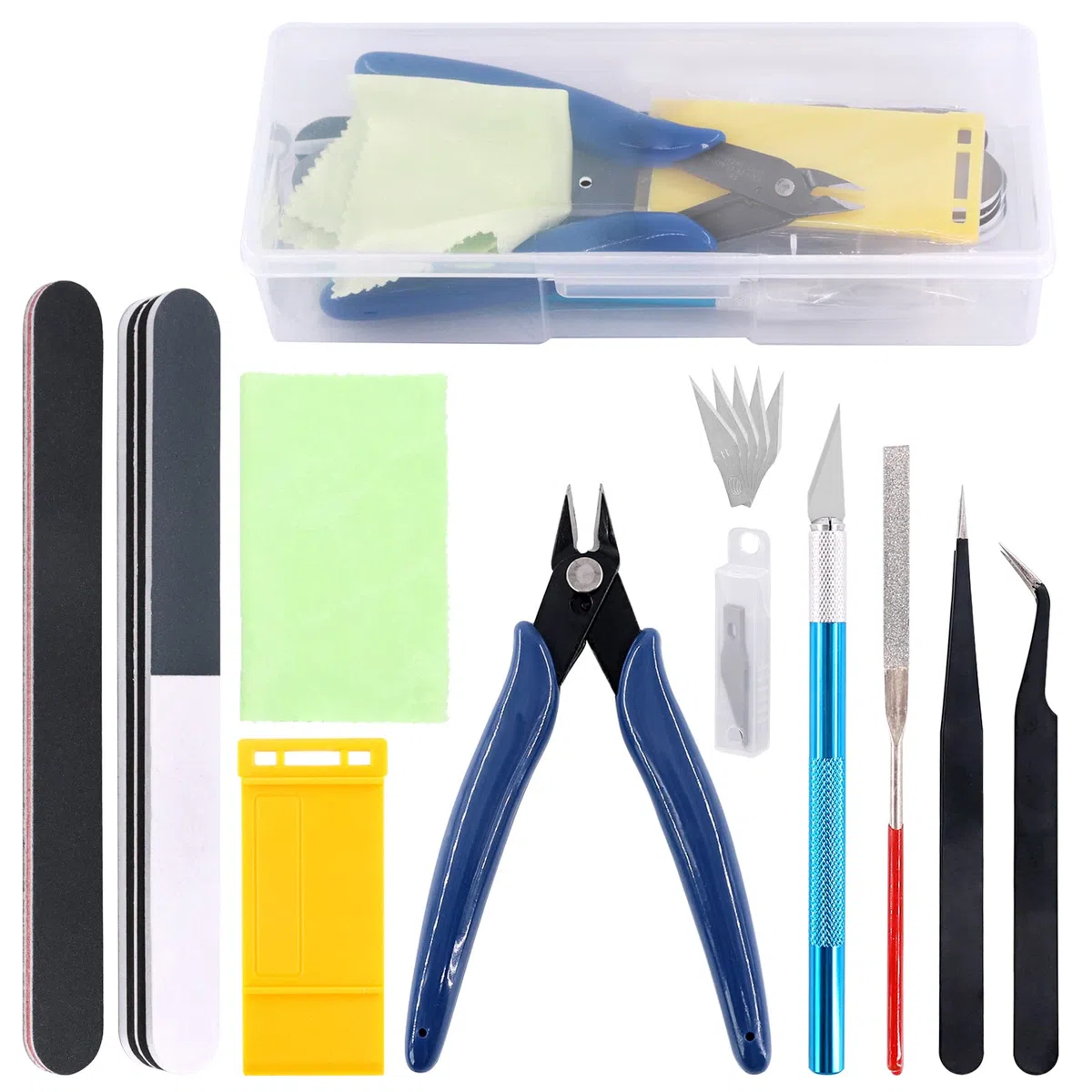 Set di 10 utensili da modello, modellatore, per montaggio e riparazione, modello Gundam Basic