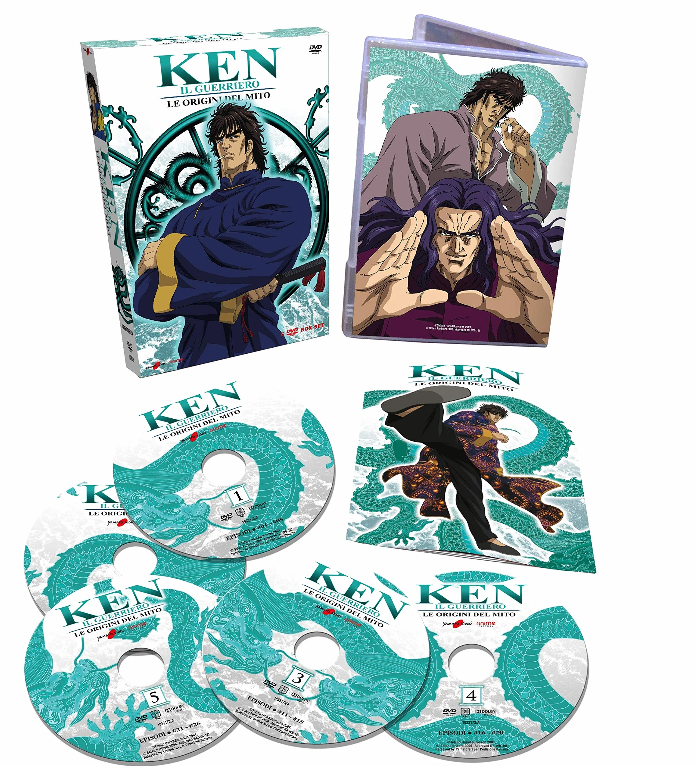 Ken Il Guerriero Le Origini del Mito Collectors Edition 5 DVD