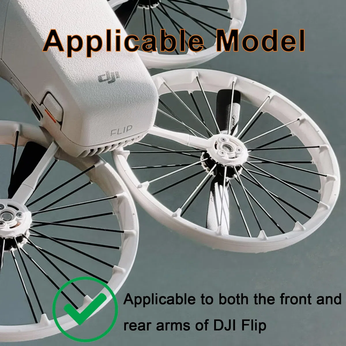 Braccio di ricambio per DJI Flip originale bracci di ricambio per armache, accessori droni (universale per braccio anteriore e posteriore)