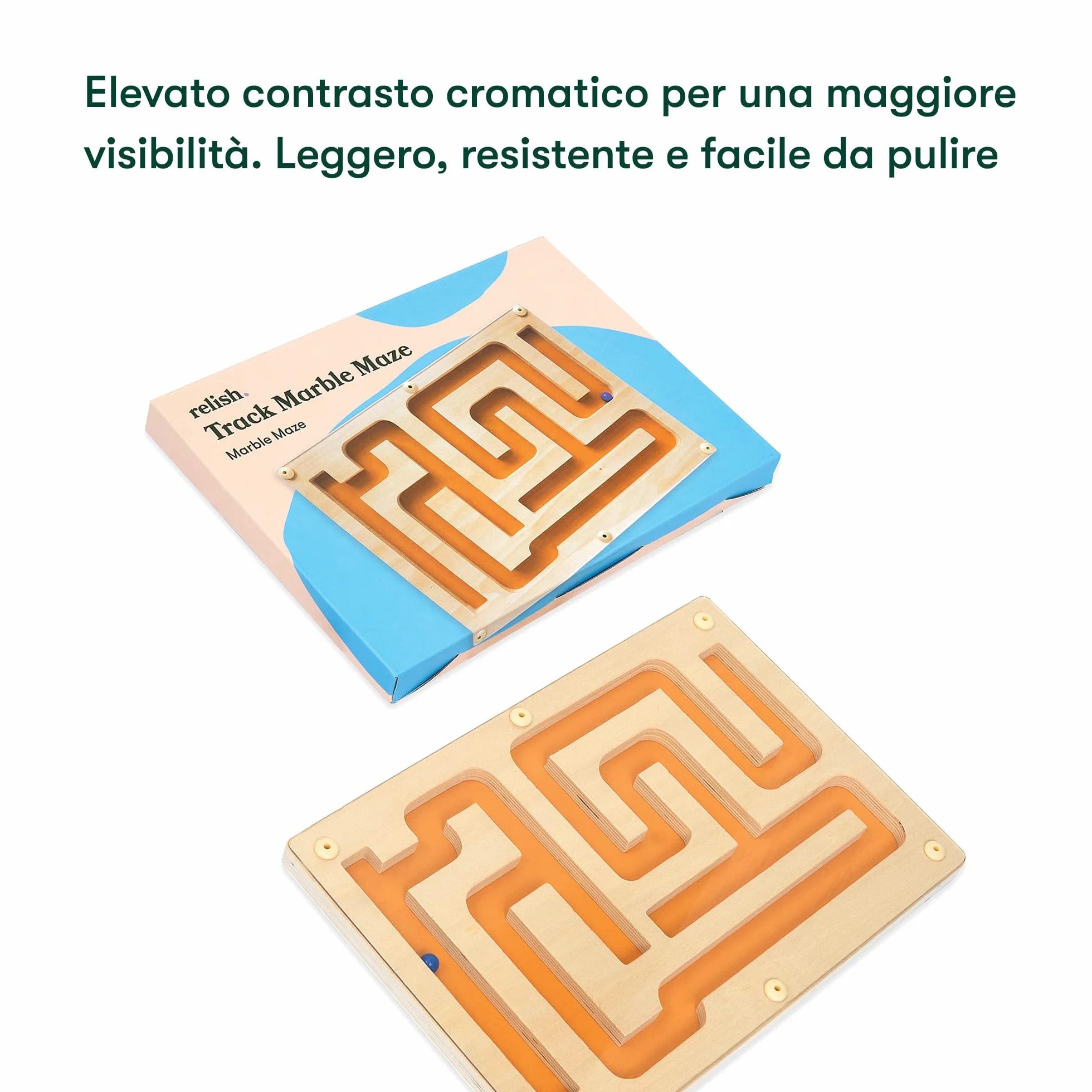 Relish - Marble Maze Track Game - Alzheimer/Demenza Giochi e attività per anziani/anziani, migliorare le abilità e la coordinazione