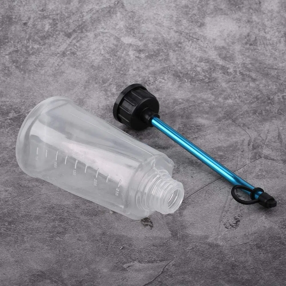 Bottiglia Di Riempimento Olio RC, 29,5 Cm/11,6 Pollici Bottiglia Di Ricarica per Riempimento Carburante Nitro Rc Contenitore Oliatore per Auto Telecomandato in Plastica
