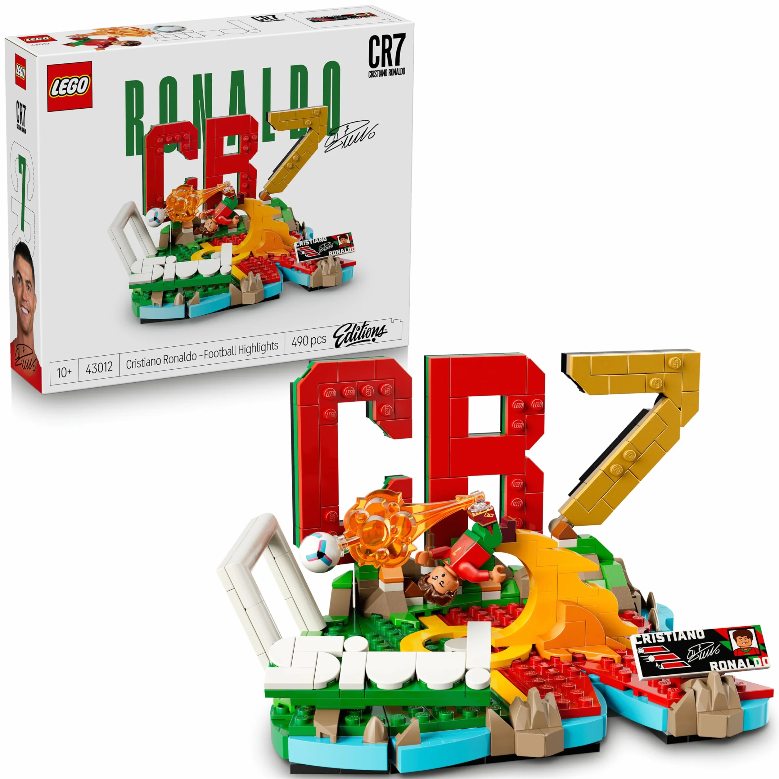 LEGO Cristiano Ronaldo Minifigure 3D Model 43012