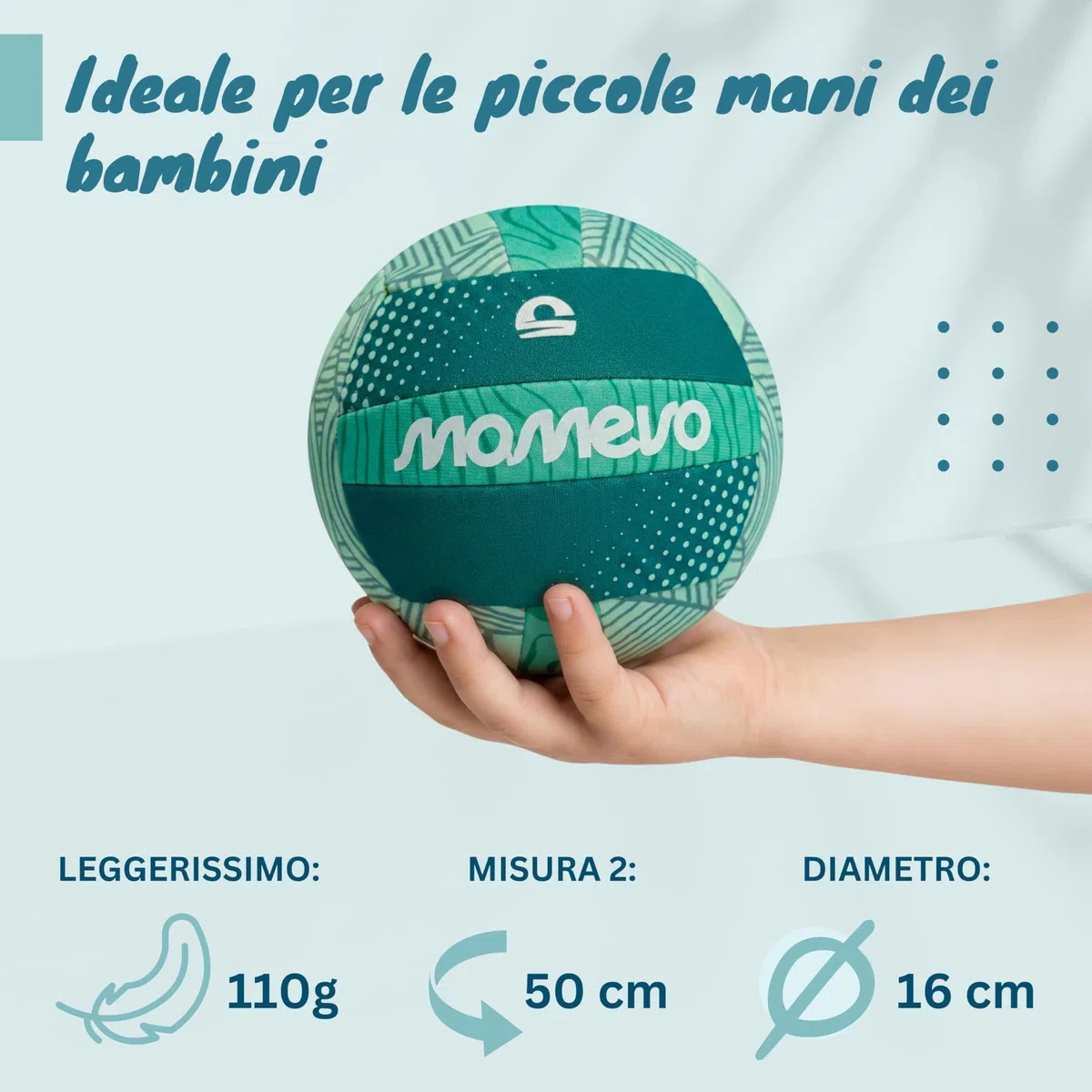 BeachBuddy Palla d’acqua in neoprene per bambini dai 2 anni – palla morbida da esterno per bambini