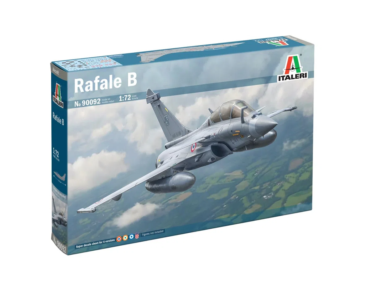 Italeri 90092 Rafale B, scala 1:72, Plastic Model Kit/Modello in plastica da montare