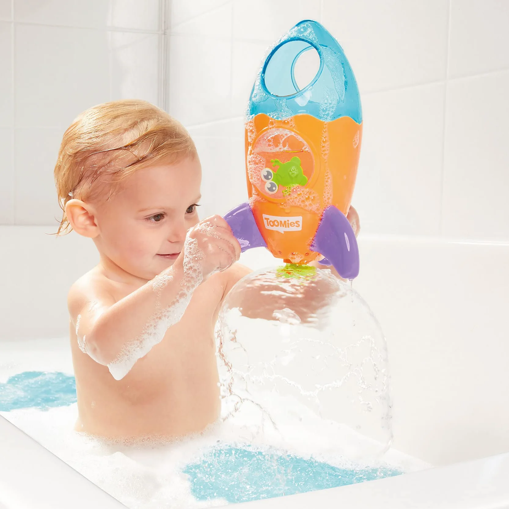 Toomies Tomy Fountain Rocket Baby Bath Toy, Shower Baby Toy for Water Play in The Bath or Pool, Kids Bath Toy Suitable for Toddlers And Children - Boys And Girls 1, 2, 3 And 4+ Year Olds
