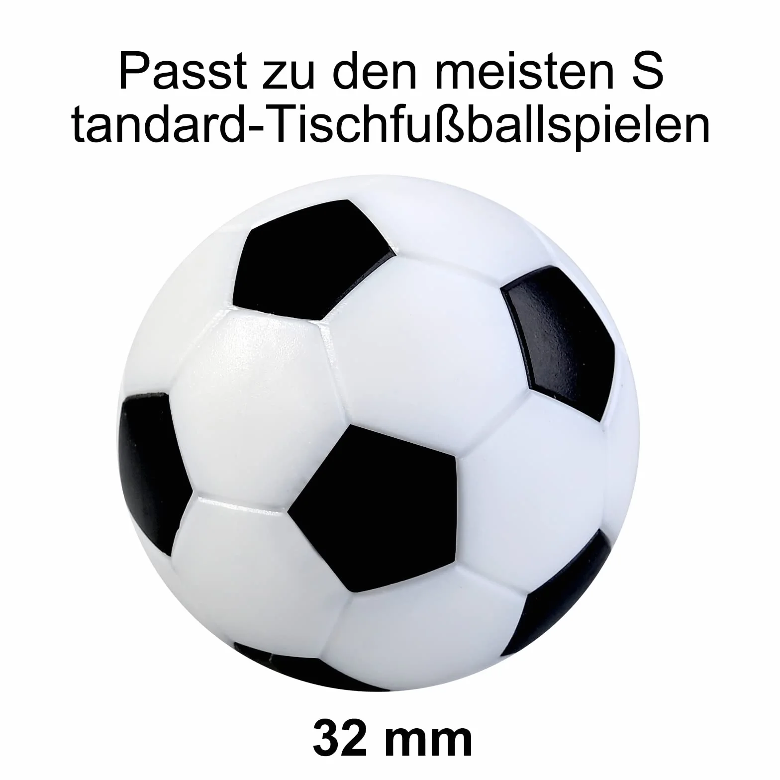 GOLDGE Palline da Calcio Balilla Professionali, 32 mm, Mini e Piccole, Colorate per Bambini e Adulti