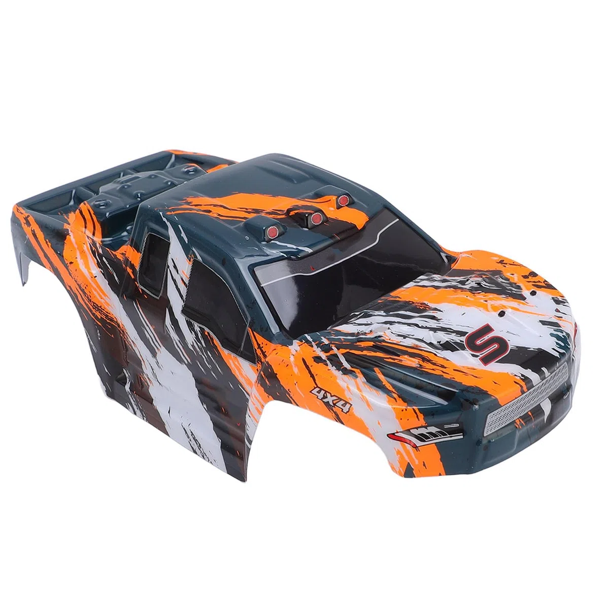 Generic Scocca per Auto RC Copertura di Ricambio Leggera a Prova di Deformazione per Look Sportivo Parti di Ricambio Scocca per Scene applicabili: Appassionati di Auto Telecomandate (ORANGE)