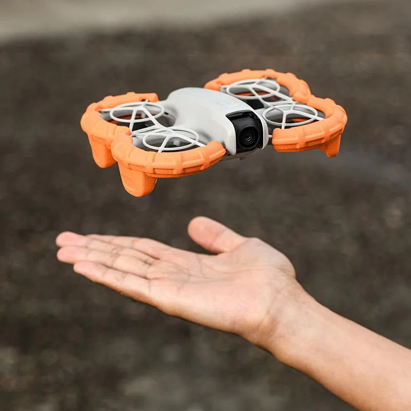 Protezione per eliche per DJI Neo, galleggianti di protezione per eliche e anello anticollisione per drone DJI Neo