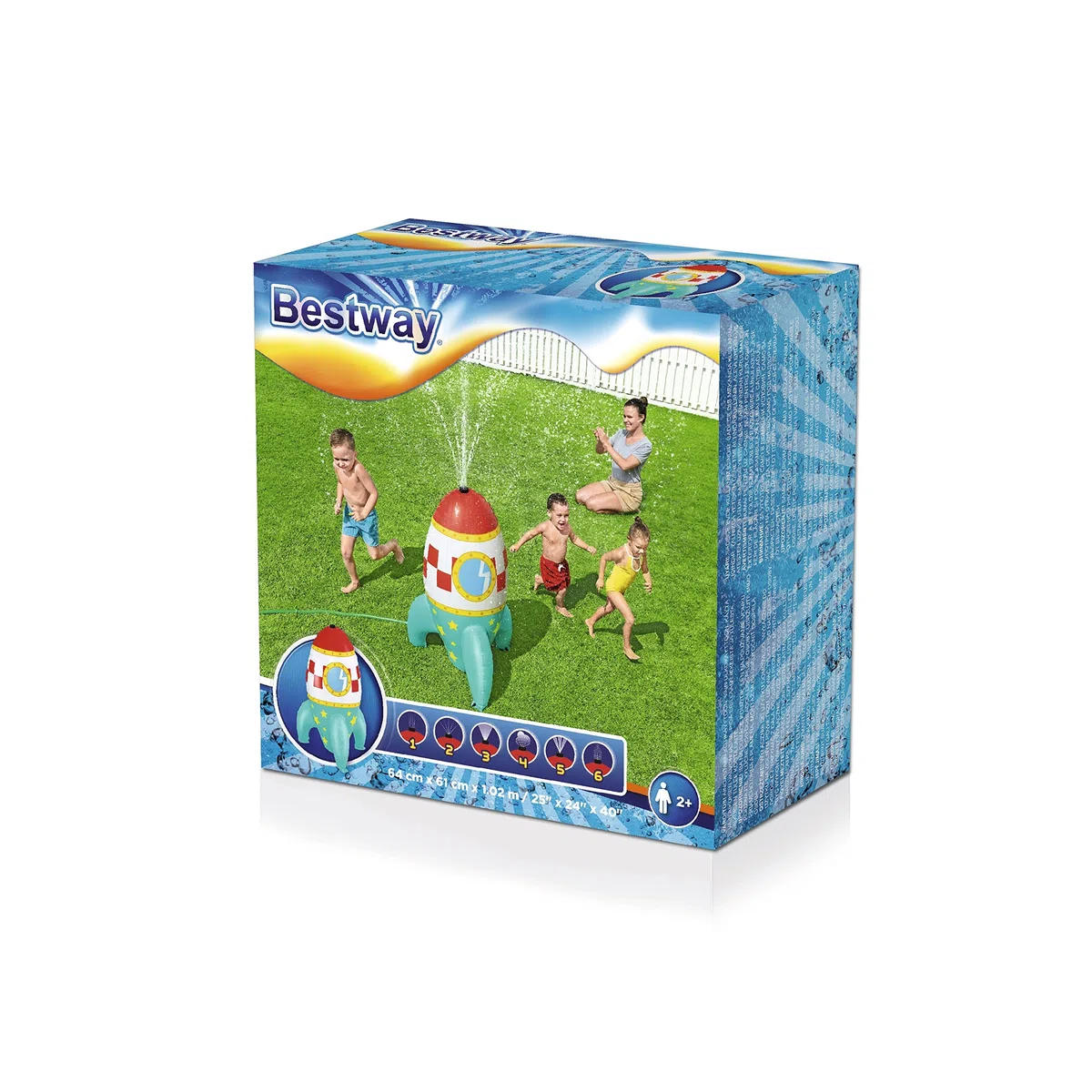 Bestway 52572 Gioco con spruzzini gonfiabile Space Blast