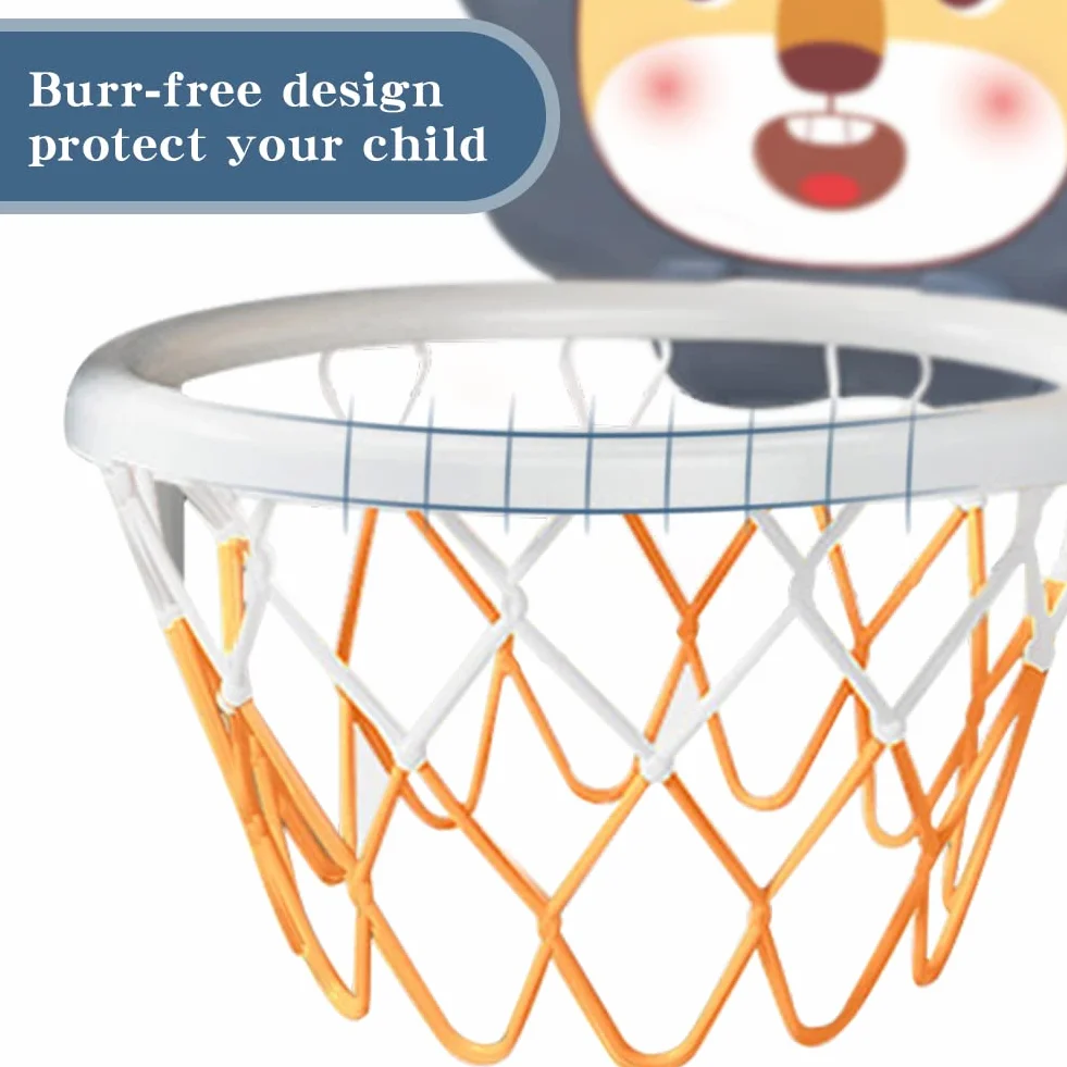 Mini Canestro Basket per Bambini, Canestrini da Camera con Basket e Pompa, Regali per Bambini dai 3 Anni in Su