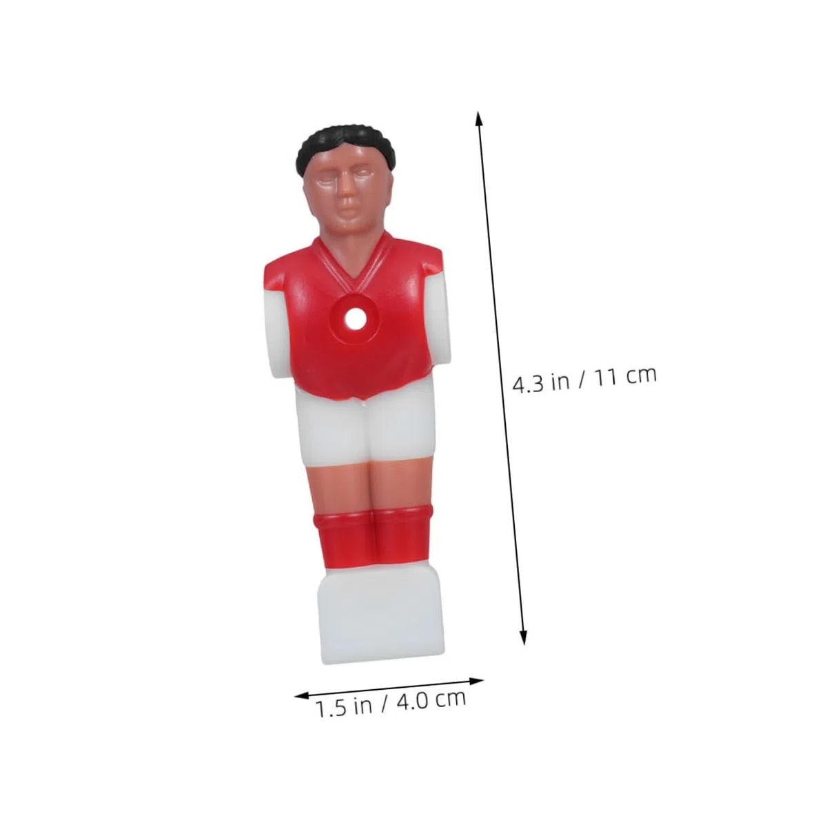 Set 12 Pezzi Giocatori Calcio Balilla in Abs Precisione Artigianale, Accessori Versatili per Calcio da Tavolo, per Riunioni tra Amici e Famiglia