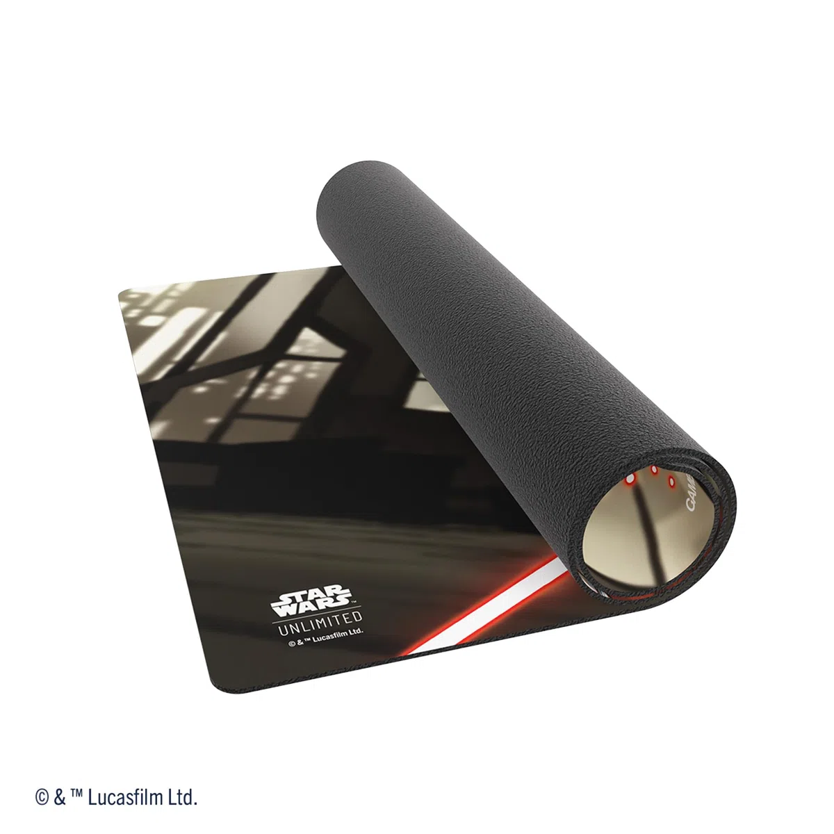 Star Wars Unlimited Darth Maul PRIME GAME MAT - Officially Licensed, Full-Color Printed, Playmat, Slip-Resistant 24" by 14" Rubber Mat, Compatible with TCGs & LCGs, Made by Gamegenic