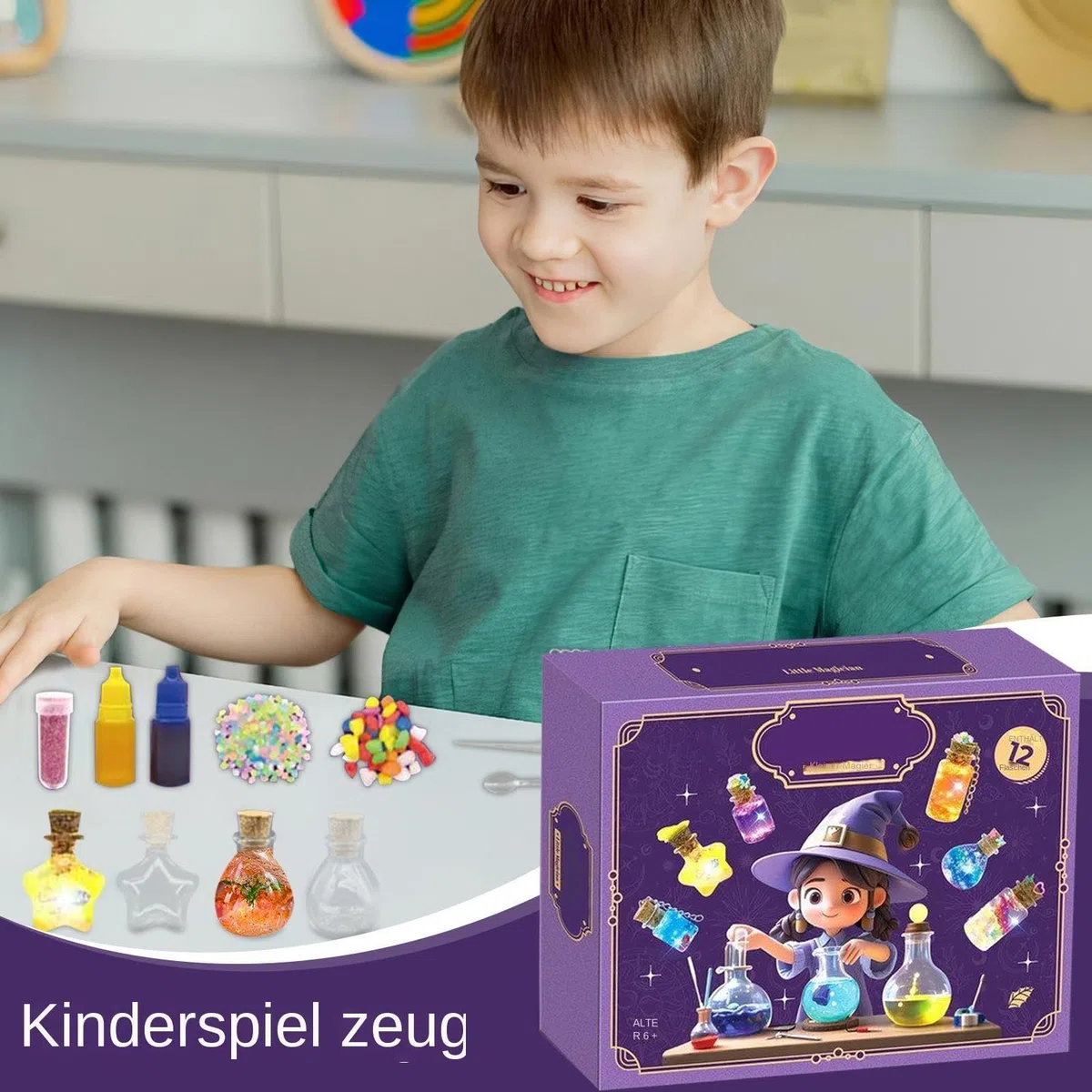 Set di pozioni magiche per bambini – Set di pozioni magiche | Set fai da te per streghe, arte, miscelazione, set fai da te, giocattoli interattivi per compleanni, giochi di ruolo, aule, casa