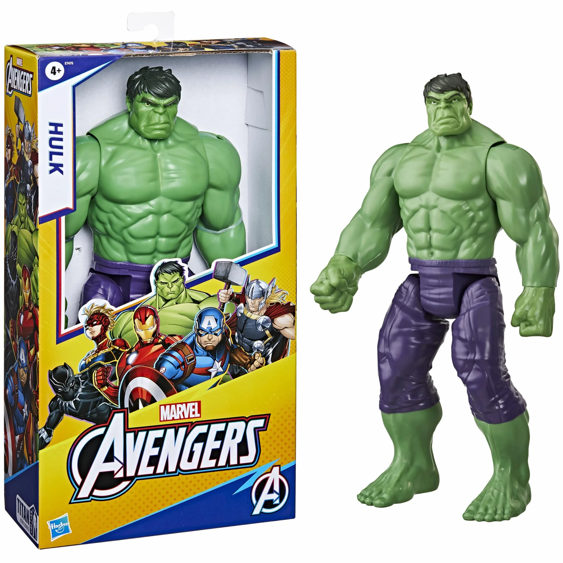 Hasbro Marvel Avengers Titan Hero Series Blast Gear, Action Figure di Hulk, Classe Deluxe, di 30 cm, per Bambini dai 4 Anni in Su