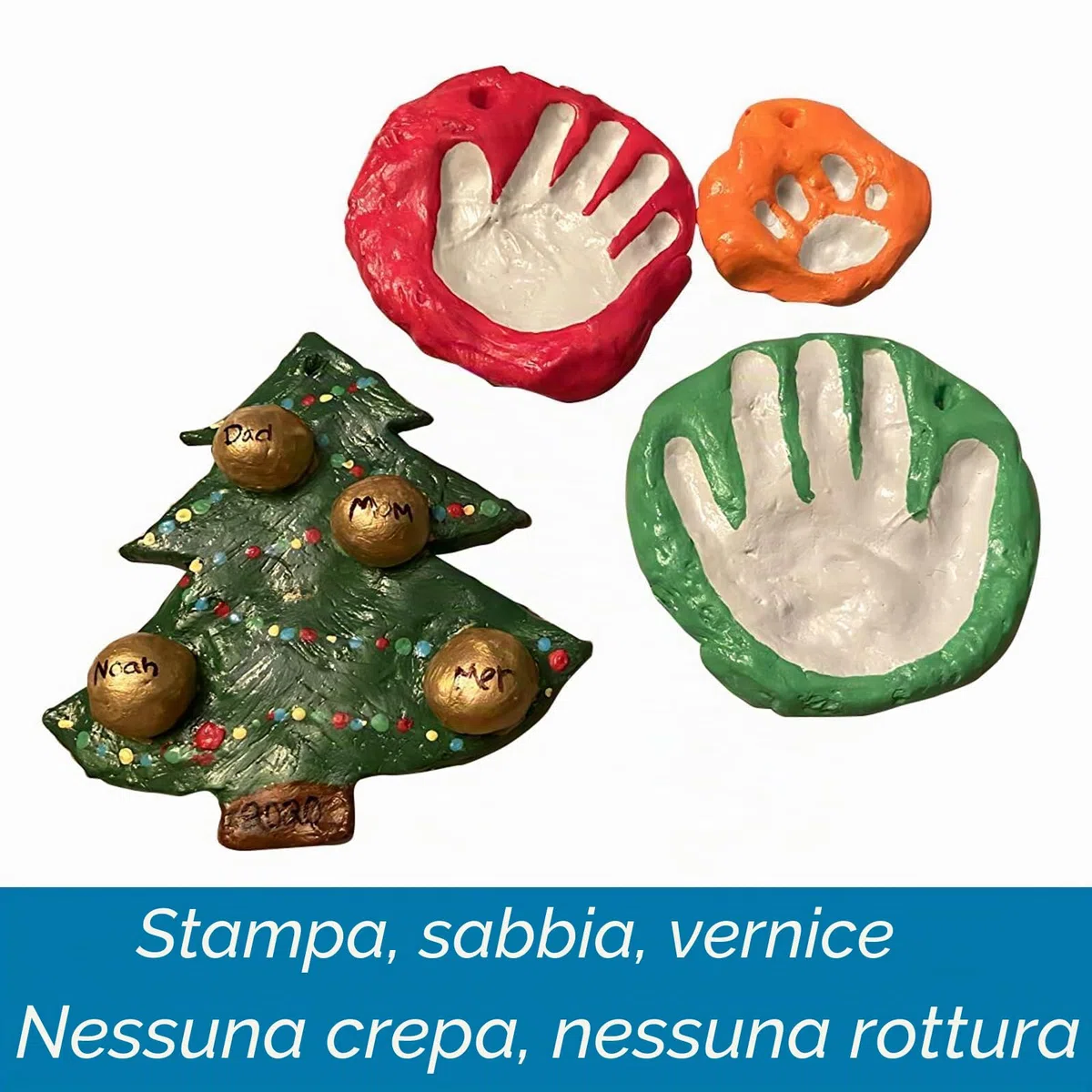 BOHS Argilla da Modellare e Melma Squishy - Set di 5 Pezzi, Colori Primari, Asciugatura All'aria - Perfetto per Progetti Artistici e Artigianali Scolastici, 500g
