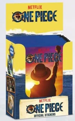 SCATOLA BOX DA 30 BUSTINE DI FIGURINE ONE PIECE NETFLIX DIRAMIX