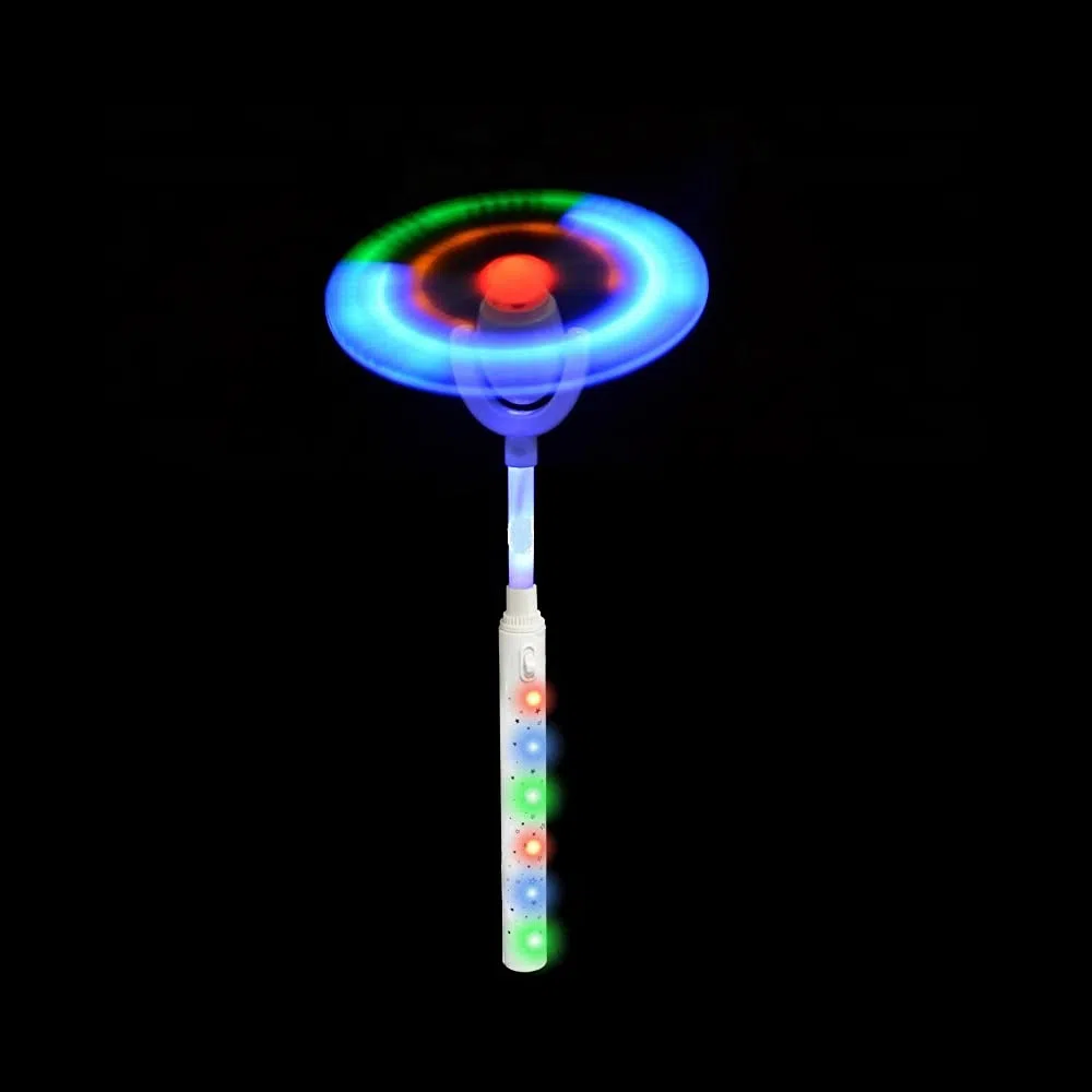 The Glowhouse Flashing Swivel Fan LED Light Up Mulino a Vento regolabile Spinning Toy