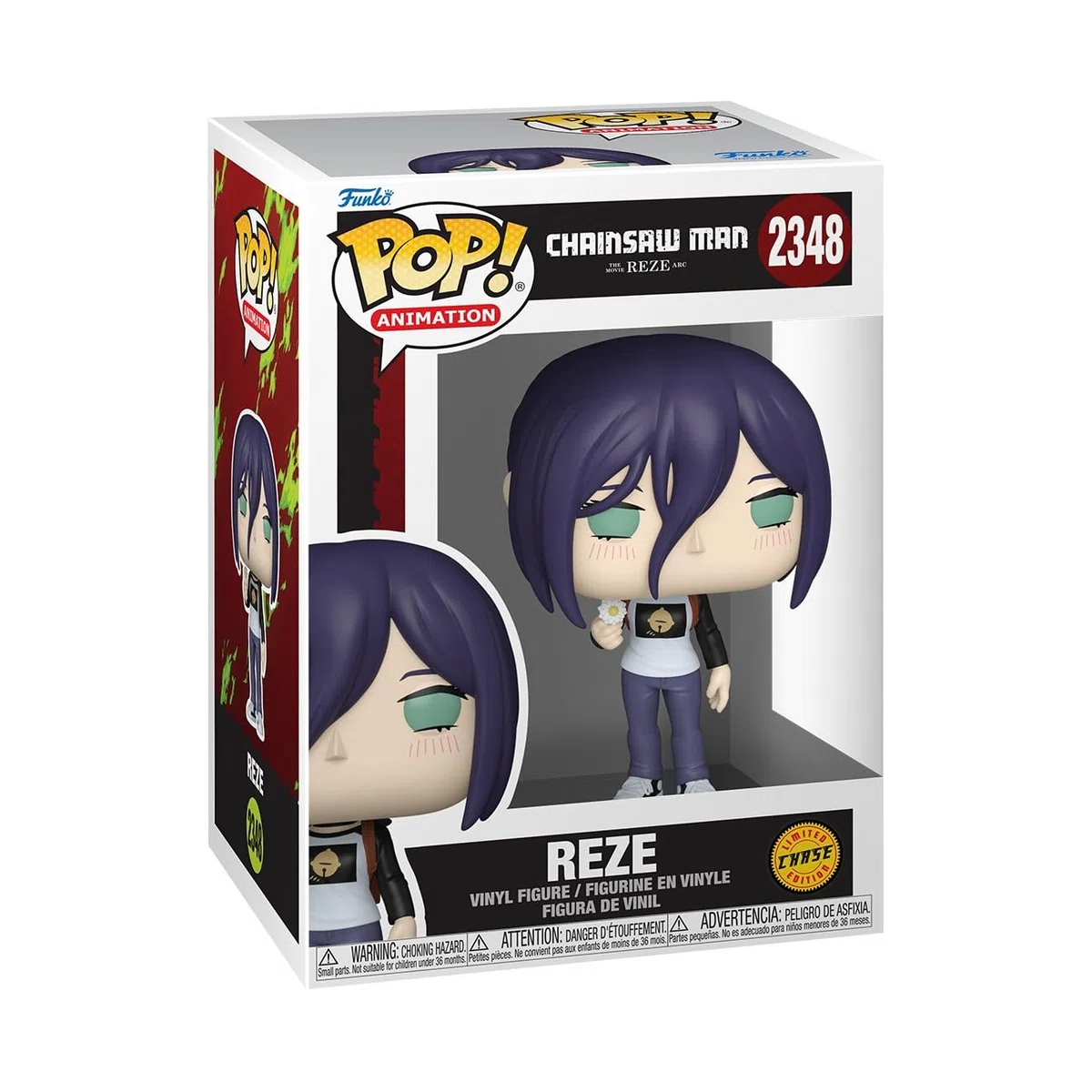 Funko POP! Animation: Chainsaw Man: Reze - Reze - 1 in 6 chance of receiving the rare Chase variant - Styles may vary - Figura in vinile da collezione - Idea regalo - Prodotto ufficiale