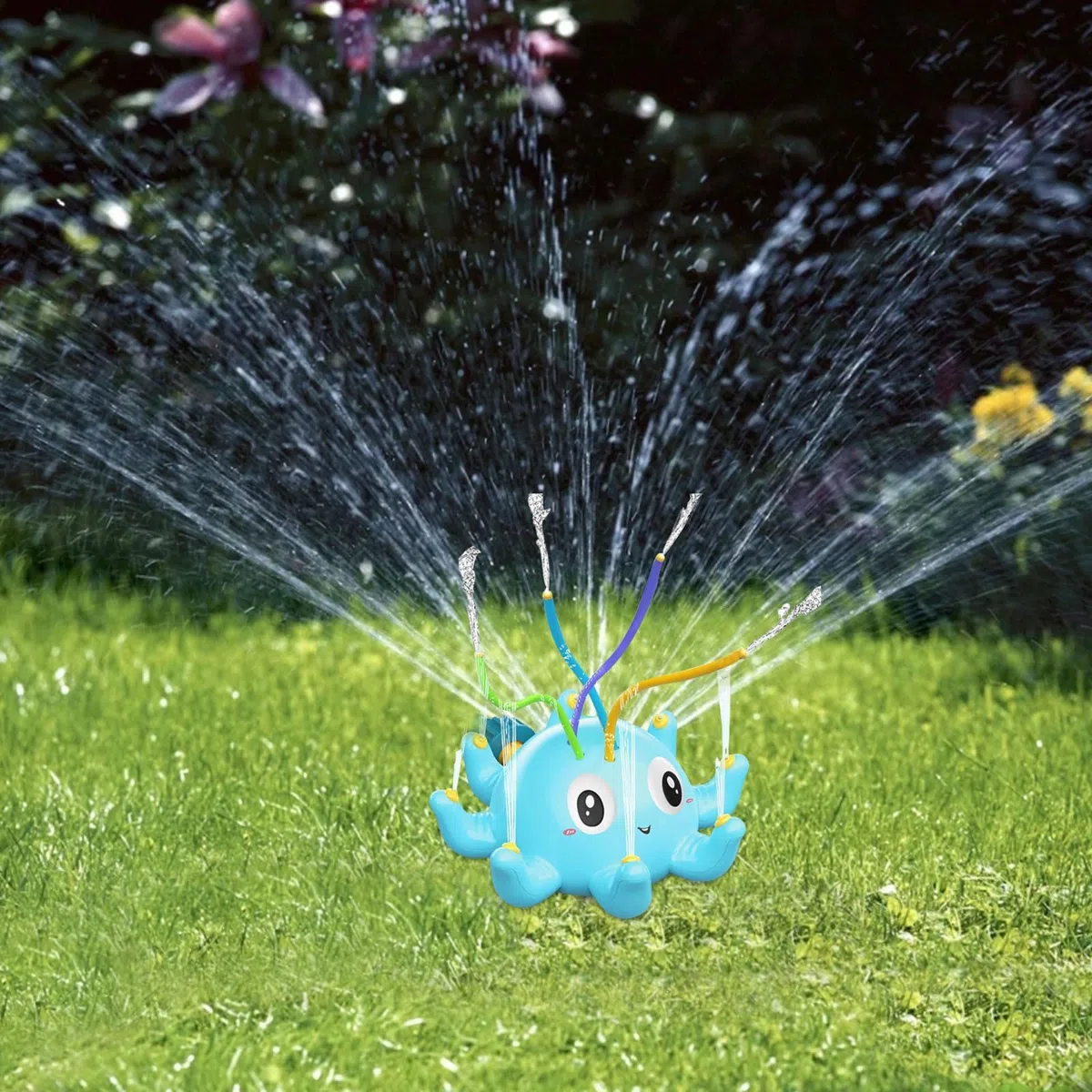 Giocattolo di Sprinkler, Irrigatore per Bambini, Outdoor Sprinkler Toy, Giocattolo Sprinkler Per Bambini, Giochi da Giardino per Bambini, Polpo Sprinkler Giocattolo, per Cortile, Giardino, Prato